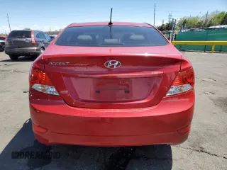 2013 Hyundai Accent GLS with VIN KMHCT4AE8DU365641, listed as a Copart auction lot 55042985 with 184,268 mi miles and Non Repairable. Bid and sale history available at carsss.com. Image 6.