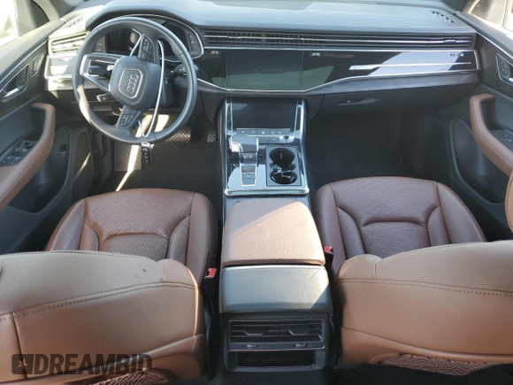 2023 Audi Q8 Premium Plus z VIN WA1EVBF12PD045117, wystawiony jako Copart lot #82049644 z przebiegiem Nie podano mil oraz Szkoda całkowita • Salvage title. Historia ofert i sprzedaży dostępna na DreamBid. Obrazek 8.