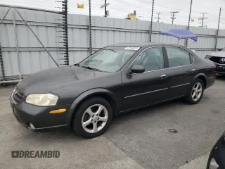 2000 Nissan Maxima GXE with VIN JN1CA31A6YT007728, listed as a Copart auction lot 63594005 with 110,662 mi miles and Clean title. Bid and sale history available at DreamBid. Image 1.