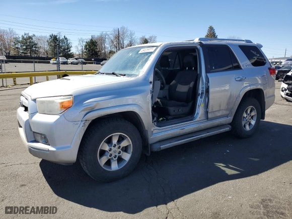 2013 Toyota 4Runner SR5 with VIN JTEBU5JR9D5147123, listed as a Copart auction lot 49425985 with 216,799 mi miles and Salvage Title. Bid and sale history available at carsss.com. Image 1.