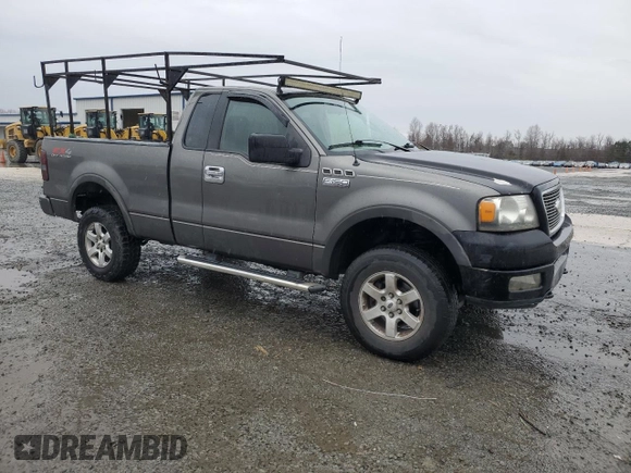 2004 Ford F-150 XL with VIN 1FTRF14574NB38189, listed as a Copart auction lot 48372435 with 273,991 mi miles and Salvage Title. Bid and sale history available at DreamBid. Image 4.