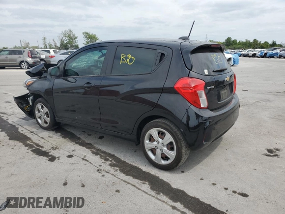 2020 Chevrolet Spark LS with VIN KL8CB6SA1LC409314, listed as a Copart auction lot 54100545 with 44,414 mi miles and Non Repairable. Bid and sale history available at DreamBid. Image 2.