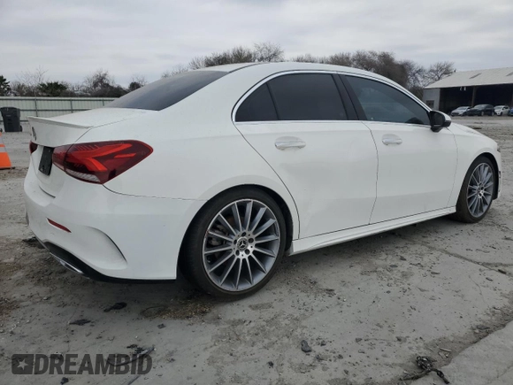 2019 Mercedes-Benz A 220 with VIN WDD3G4EBXKW012818, listed as a Copart auction lot 45369735 with Not Provided miles and Salvage Title. Bid and sale history available at DreamBid. Image 3.