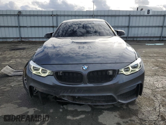 2016 BMW M4 with VIN WBS3R9C54GK338670, listed as a Copart auction lot 82713254 with 36,133 mi miles and Salvage title. Bid and sale history available at DreamBid. Image 5.
