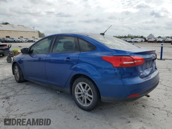 2018 Ford Focus SE with VIN 1FADP3F24JL205544, listed as a Copart auction lot 53555065 with 63,810 mi miles and Clean title. Bid and sale history available at DreamBid. Image 2.