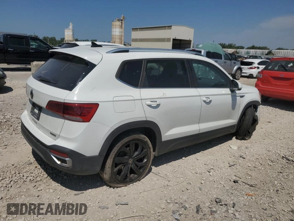 2023 Volkswagen Taos SE z VIN 3VVNX7B26PM301101, wystawiony jako Copart lot #65414164 z przebiegiem Nie podano mil oraz Szkoda całkowita • Salvage title. Historia ofert i sprzedaży dostępna na DreamBid. Obrazek 3.