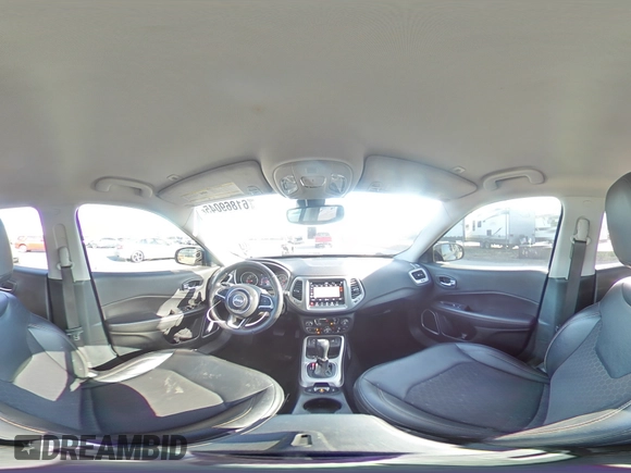 2018 Jeep Compass Latitude with VIN 3C4NJCBB6JT285892, listed as a Copart auction lot 61869045 with 63,315 mi miles and Salvage title. Bid and sale history available at DreamBid. Image 15.