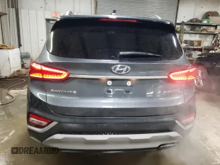 2020 Hyundai Santa Fe SEL with VIN 5NMS3CAA0LH152308, listed as a Copart auction lot 87057694 with 38,271 mi miles and Salvage Title. Bid and sale history available at carsss.com. Image 6.