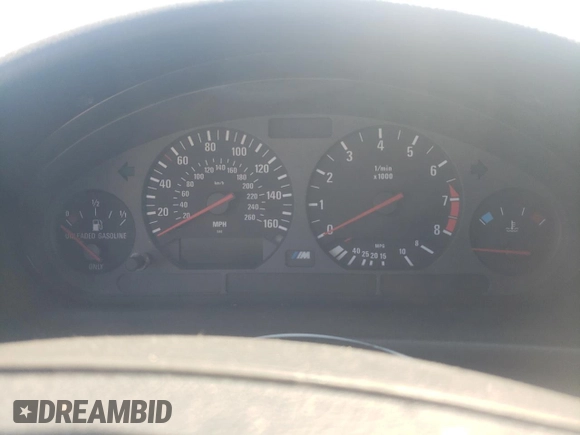 1998 BMW M3 with VIN WBSCD0321WEE13163, listed as a Copart auction lot 68702814 with Not provided miles and Clean title. Bid and sale history available at DreamBid. Image 9.