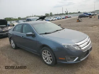 2012 Ford Fusion SEL z VIN 3FAHP0JG9CR412387, wystawiony jako Copart lot #58542715 z przebiegiem 143 112 mil mil oraz Czysty tytuł • Clean title. Historia ofert i sprzedaży dostępna na DreamBid. Obrazek 4.