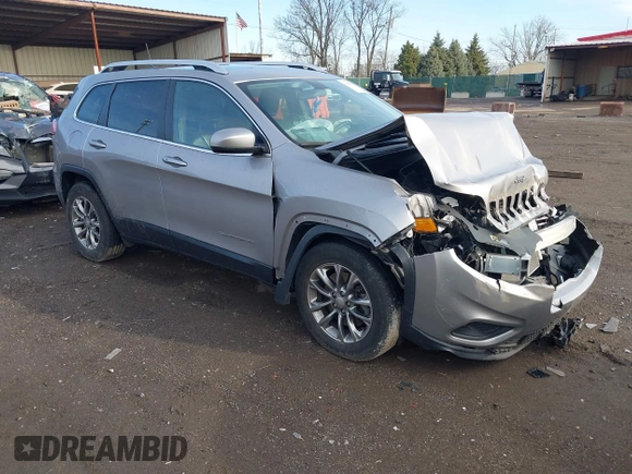 2020 Jeep Cherokee Latitude Plus with VIN 1C4PJMLB4LD652178, listed as a IAAI auction lot 41865642 with 77,096 mi miles and . Bid and sale history available at DreamBid. Image 1.