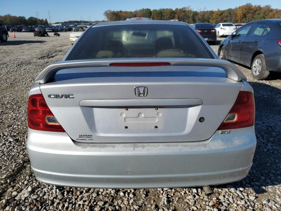 2002 Honda Civic EX with VIN 1HGEM21012L041874, listed as a Copart auction lot 81372364 with 211,869 mi miles and Salvage Title. Bid and sale history available at carsss.com. Image 6.