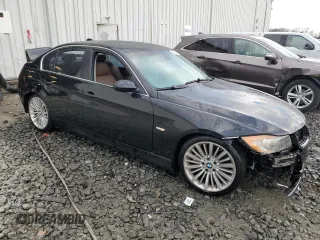 2007 BMW 3 Series 335i with VIN WBAVB73507VF51848, listed as a Copart auction lot 42688835 with 0 mi miles and Salvage Title. Bid and sale history available at carsss.com. Image 4.