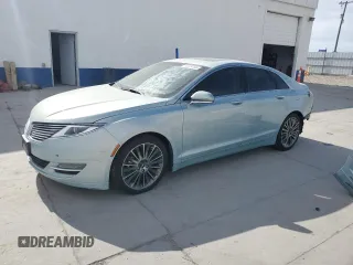 2014 Lincoln MKZ Hybrid with VIN 3LN6L2LU9ER808684, listed as a Copart auction lot 52974105 with 123,486 mi miles and Salvage Title. Bid and sale history available at DreamBid. Image 1.