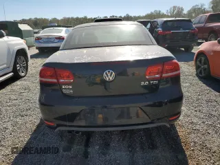 2013 Volkswagen Eos Komfort with VIN WVWBW8AH3DV003705, listed as a Copart auction lot 75803184 with Not Provided miles and Salvage Title. Bid and sale history available at DreamBid. Image 6.