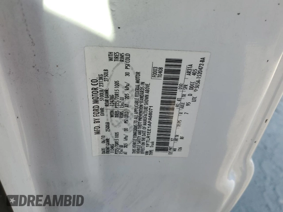2010 Ford Ranger with VIN 1FTLR1EE1APA68071, listed as a Copart auction lot 77741554 with Not Provided miles and Clean Title. Bid and sale history available at DreamBid. Image 12.