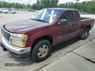 2008 GMC Canyon SLE1 with VIN 1GTCS19E088158105, listed as a Copart auction lot 63850245 with 184,507 mi miles and Salvage title. Bid and sale history available at DreamBid. Image 1.
