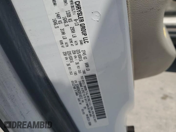 2013 Ram Cargo Van Tradesman with VIN 2C4JRGAGXDR716396, listed as a Copart auction lot 53691315 with 187,150 mi miles and Salvage Title. Bid and sale history available at DreamBid. Image 13.
