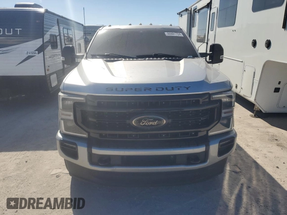 2022 Ford F-350 XL with VIN 1FT8W3BT4NED29708, listed as a Copart auction lot 80881724 with Not provided miles and Non repairable. Bid and sale history available at DreamBid. Image 5.