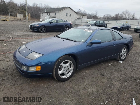1992 Nissan 300ZX z VIN JN1RZ26H9NX522195, wystawiony jako Copart lot #88170195 z przebiegiem 104 669 mil mil oraz Szkoda całkowita • Salvage title. Historia ofert i sprzedaży dostępna na DreamBid. Obrazek 1.