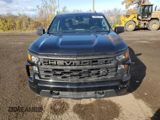 2023 Chevrolet Silverado 1500 Custom with VIN 1GCPDBEK7PZ141257, listed as a Copart auction lot 78807434 with 46,789 mi miles and Salvage Title. Bid and sale history available at DreamBid. Image 5.