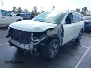 2017 Nissan Pathfinder SV with VIN 5N1DR2MM9HC627155, listed as a IAAI auction lot 41710942 with 60,906 mi miles. Bid and sale history available at carsss.com. Image 19.