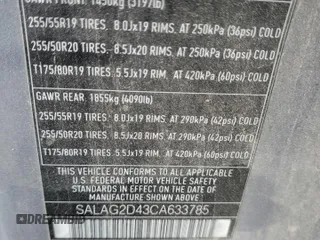 2012 Land Rover LR4 HSE with VIN SALAG2D43CA633785, listed as a Copart auction lot 77617344 with 103,894 mi miles and Salvage Title. Bid and sale history available at DreamBid. Image 13.