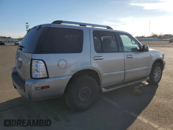 2007 Mercury Mountaineer Premier with VIN 4M2EU48887UJ10173, listed as a Copart auction lot 47267325 with 155,275 mi miles and Salvage Title. Bid and sale history available at carsss.com. Image 3.