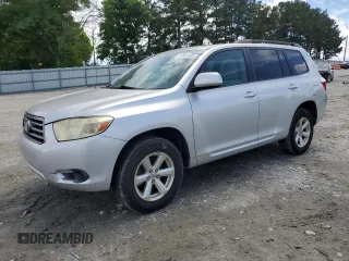 2009 Toyota Highlander with VIN JTEDA41A392007244, listed as a Copart auction lot 55951895 with 189,395 mi miles and Salvage title. Bid and sale history available at DreamBid. Image 1.