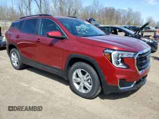 2024 GMC Terrain SLE with VIN 3GKALMEG0RL384763, listed as a Copart auction lot 53836935 with 279 mi miles and Salvage title. Bid and sale history available at DreamBid. Image 4.