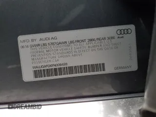 2015 Audi A8 z VIN WAUJGAFDXFN008499, wystawiony jako Copart lot #87658385 z przebiegiem 103 175 mil mil oraz Szkoda całkowita • Salvage title. Historia ofert i sprzedaży dostępna na DreamBid. Obrazek 13.