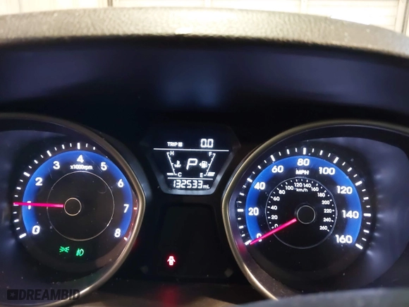 2015 Hyundai Elantra Limited with VIN 5NPDH4AE4FH621474, listed as a IAAI auction lot 40974290 with 132,533 mi miles. Bid and sale history available at carsss.com. Image 7.