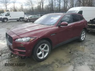 2017 Jaguar F-Pace 35t Premium with VIN SADCJ2BV1HA069028, listed as a Copart auction lot 43633515 with 122,089 mi miles and Salvage Title. Bid and sale history available at DreamBid. Image 1.