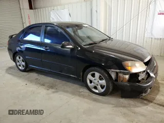 2009 Kia Spectra EX with VIN KNAFE221595027222, listed as a Copart auction lot 71863644 with Not Provided miles and Clean Title. Bid and sale history available at carsss.com. Image 4.