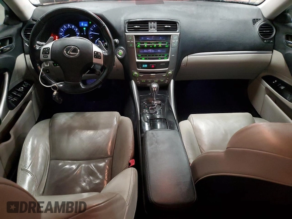 2011 Lexus IS 250 with VIN JTHBF5C25B5151146, listed as a Copart auction lot 82755984 with 168,462 mi miles and Salvage Title. Bid and sale history available at DreamBid. Image 8.
