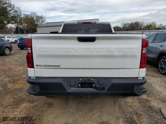2022 Chevrolet Silverado 1500 Work Truck with VIN 1GCRAAEK7NZ617502, listed as a Copart auction lot 81069634 with 62,207 mi miles and Salvage Title. Bid and sale history available at carsss.com. Image 6.