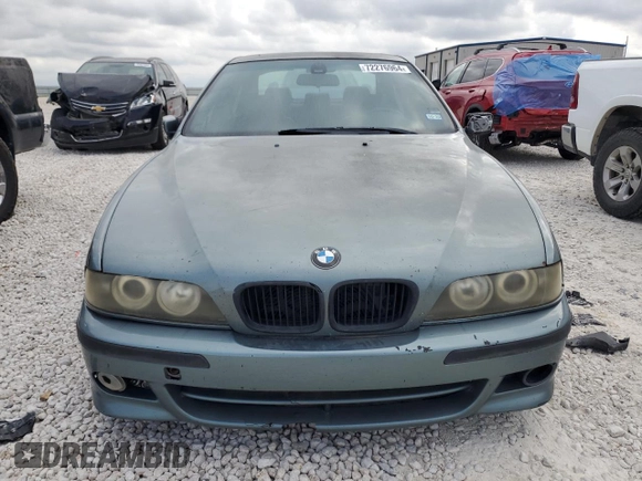 2003 BMW 5 Series 540i with VIN WBADN53453GF71025, listed as a Copart auction lot 72276964 with 0 mi miles and Clean Title. Bid and sale history available at carsss.com. Image 5.