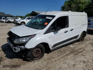 2016 Ford Transit Connect XL with VIN NM0LS7E70G1286987, listed as a Copart auction lot 52507105 with 0 mi miles and Salvage Title. Bid and sale history available at carsss.com. Image 1.