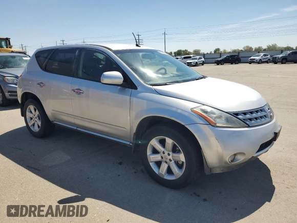 2006 Nissan Murano S z VIN JN8AZ08T36W419298, wystawiony jako Copart lot #55935635 z przebiegiem 180 584 mil mil oraz Szkoda całkowita • Salvage title. Historia ofert i sprzedaży dostępna na DreamBid. Obrazek 4.