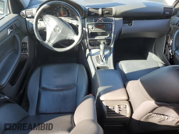 2004 Mercedes-Benz C 230 Kompressor with VIN WDBRF40J04F508198, listed as a Copart auction lot 46546825 with 72,238 mi miles and Salvage Title. Bid and sale history available at DreamBid. Image 8.
