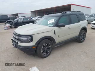 2024 Ford Bronco Sport Outer Banks with VIN 3FMCR9C61RRF50842, listed as a IAAI auction lot 41444704 with 2,662 mi miles and . Bid and sale history available at DreamBid. Image 2.