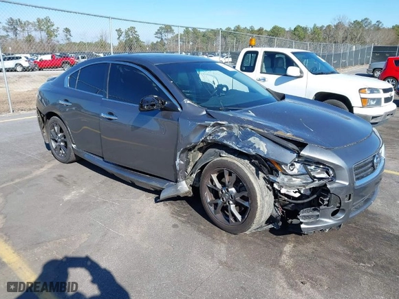 2014 Nissan Maxima 3.5 SV with VIN 1N4AA5AP3EC912885, listed as a IAAI auction lot 41356357 with 125,336 mi miles. Bid and sale history available at carsss.com. Image 1.