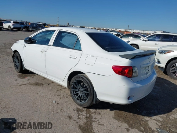 2009 Toyota Corolla with VIN 1NXBU40EX9Z020788, listed as a IAAI auction lot 41760498 with 188,780 mi miles. Bid and sale history available at carsss.com. Image 3.