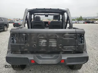 2022 Jeep Wrangler Unlimited Rubicon with VIN 1C4HJXFG6NW125232, listed as a Copart auction lot 55018594 with Not provided miles and Salvage title. Bid and sale history available at DreamBid. Image 6.