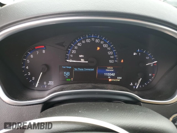 2016 Cadillac SRX Premium Collection with VIN 3GYFNDE33GS551297, listed as a Copart auction lot 85690144 with 115,542 mi miles and Clean title. Bid and sale history available at DreamBid. Image 9.
