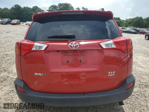 2013 Toyota RAV4 XLE with VIN JTMRFREV6D5009969, listed as a Copart auction lot 61351305 with 164,716 mi miles and Salvage title. Bid and sale history available at DreamBid. Image 6.