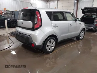 2014 Kia Soul with VIN KNDJN2A21E7701162, listed as a IAAI auction lot 41386456 with 111,992 mi miles. Bid and sale history available at carsss.com. Image 4.