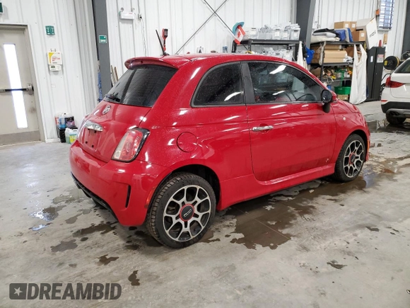 2013 FIAT 500 Turbo with VIN 3C3CFFHH3DT590801, listed as a Copart auction lot 52775845 with 119,252 mi miles and Salvage Title. Bid and sale history available at carsss.com. Image 3.