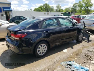 2022 Kia Rio S with VIN 3KPA24AD2NE463067, listed as a Copart auction lot 57944294 with 77,382 mi miles and Non Repairable. Bid and sale history available at DreamBid. Image 3.