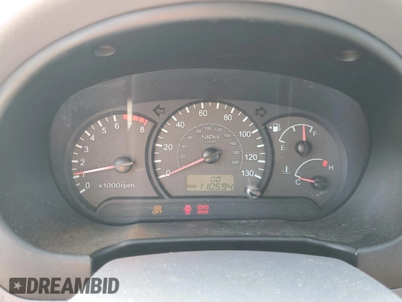 2005 Hyundai Accent GLS with VIN KMHCG45C65U625887, listed as a Copart auction lot 48824225 with 110,594 mi miles and Salvage Title. Bid and sale history available at carsss.com. Image 9.